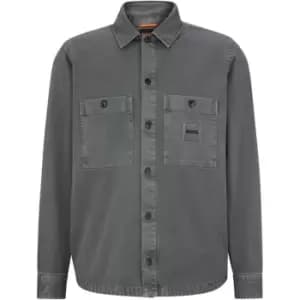 Image of BOSS Locky Overshirt - Grey
