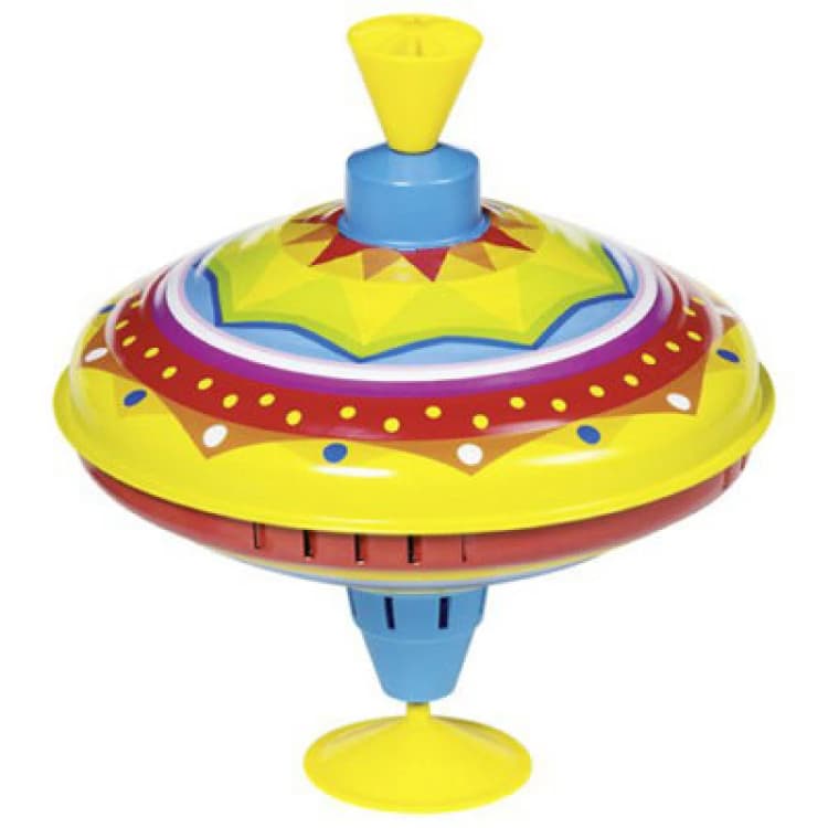 Image of Goki Classic Humming Top Press Down Spinner