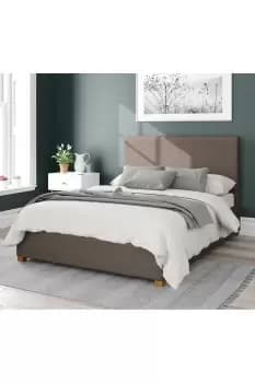 Image of Garland Upholstered Ottoman Storage Bed, Malham Weave Fabric
