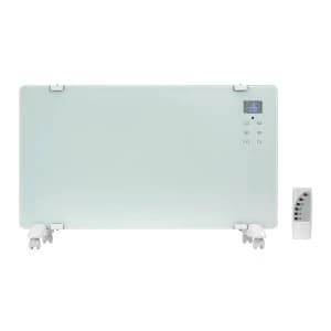 Image of electriQ 2000W Designer Glass Heater Wall Mountable Low Energy with Smart WiFi Alexa - Ultra Slim only 8cm Bathroom Saf