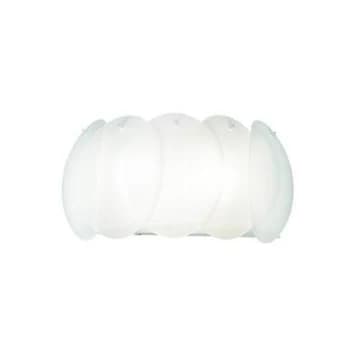 Image of Ovalino 2 Light Indoor Wall Light White, E27