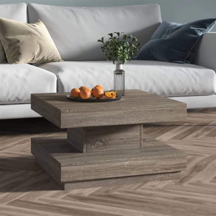 Image of VIDAXL Coffee Table Grey 60x60x35cm mdf Vidaxl 8719883744322