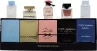 Image of Dolce & Gabbana Miniatures Gift Set 4.5ml Light Blue Eau de Toilette + 5ml The One Eau de Parfum + 5ml Dolce Garden Eau de Parfum + 7.5ml The Only One