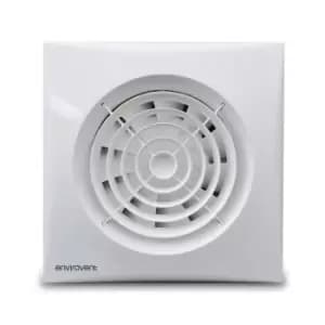 Image of Envirovent Silent 100mm 4" Low Voltage Ultra Quiet WC & Bathroom Extractor Fan with Timer - SIL100T12V