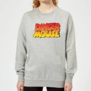 Image of Danger Mouse Colour Logo Womens Sweatshirt - Grey - L