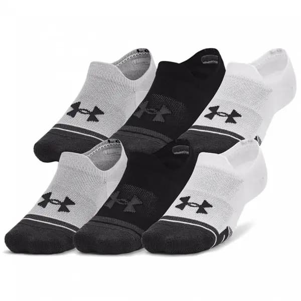 Image of Under Armour Performance Tech Socks 3pk NS Gray/White - M
