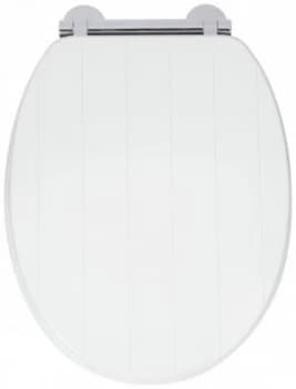 Image of Croydex Portland Flexi-Fix Toilet Seat - White