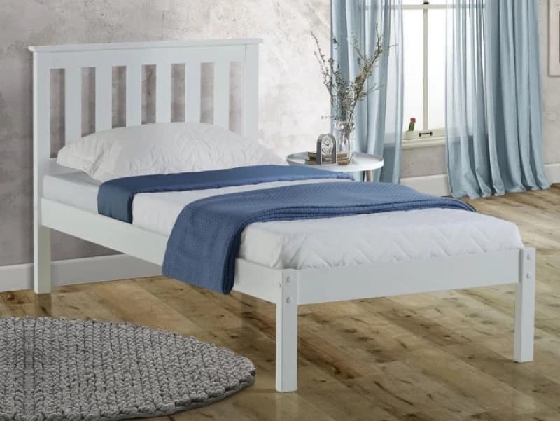 Image of Birlea Denver 3ft Single White Wooden Bed Frame