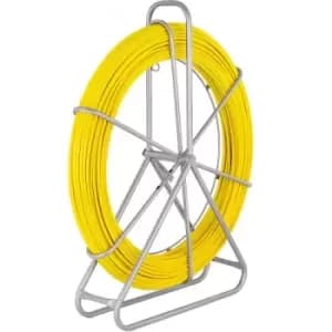 Image of VEVOR Fish Tape 8mm Fishtape Puller 8mmx150m Fiberglass Wire Cable Rodder 150m/492ft Running Rod Duct