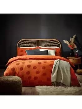 Image of Furn Halloween Tufted Pumpkins Duvet Cover Set