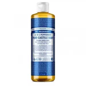 Image of Dr. Bronner's Peppermint Pure-Castile Liquid Soap 475ml