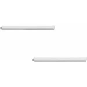 Image of Loops - 2 pack Wall Flush Ceiling Light Colour White Shade White Plastic Bulb LED 3.2W
