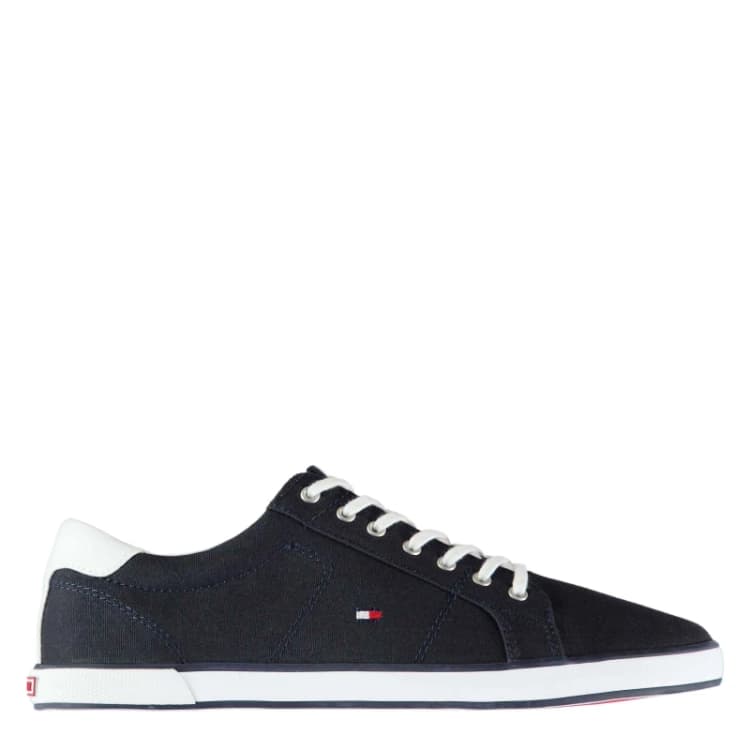 Image of Tommy Hilfiger 1D Canvas Trainers - Blue Blue 10.5