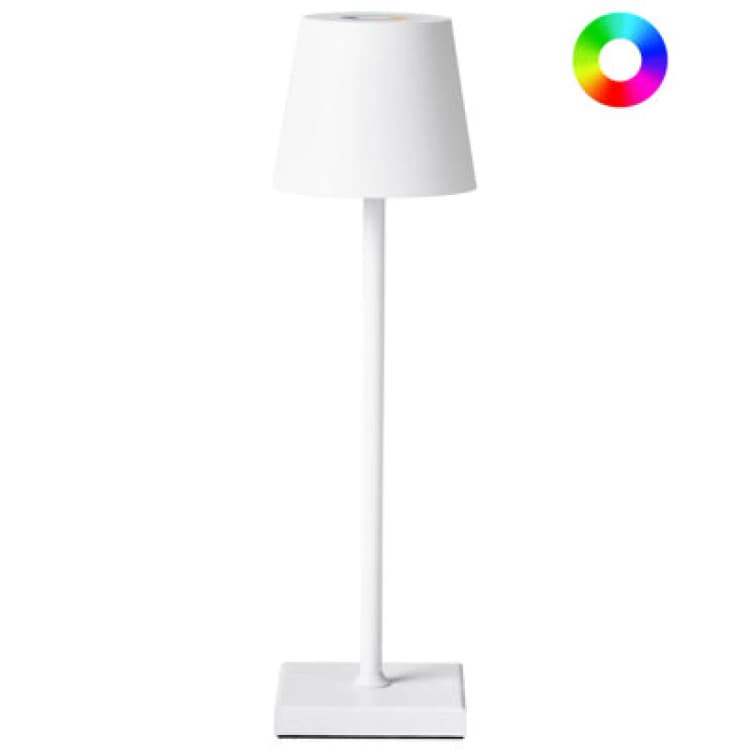 Image of Beliani Wireless LED Table Lamp Valira Metal White
