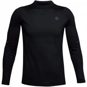 Image of Urban Armor Gear ColdGear Rush Mock T Shirt Mens - Black