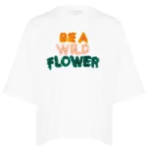 Image of Ted Baker Flower Graphic T-Shirt - White
