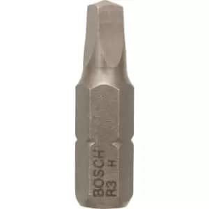 Image of Bosch Square Extra Hard Screwdriver Bit R3 Square 25mm Pack of 25