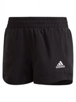 Image of adidas Girls A.R. Woven Short - Black, Size 7-8 Years, Women