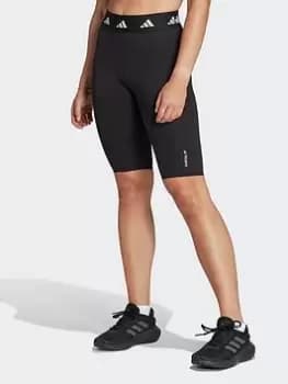 Image of adidas Techfit Period Proof Bike Short Tights, Black Size M Women