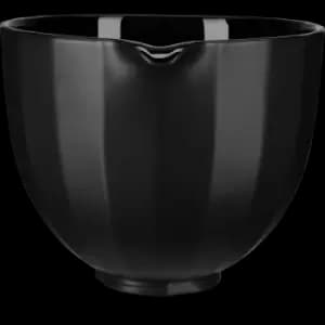 Image of KitchenAid 5KSM2CB5PBS 4.7 Litre Ceramic Mixing Bowl, Black Shell