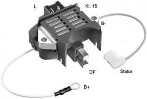 Image of Beru GER016 / 0190005016 14.4 V Alternator Regulator Replaces 7701 028 400