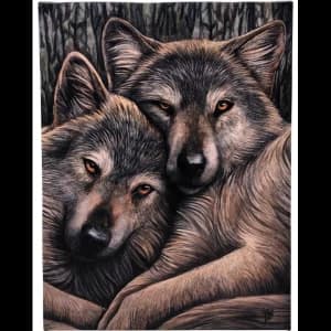 Image of Small Loyal Companions Canvas Picture by Lisa Parker
