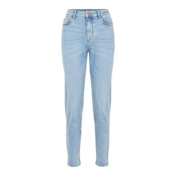 Image of Pieces Mom Jeans - Blue