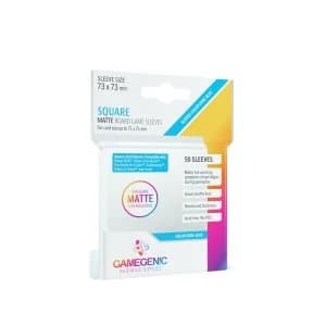 Image of Gamegenic MATTE Square Sized 73 x 73mm - 50 Sleeves