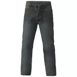 Image of Duke Mens Rockford Comfort Fit Jeans (34S) (Dirty Denim)