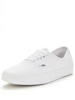 Image of Vans Authentic Trainers, White, Size 12, Men