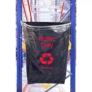 Image of Clear Racksack Plastic Logo