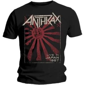 Image of Anthrax - Live in Japan Unisex Large T-Shirt - Black