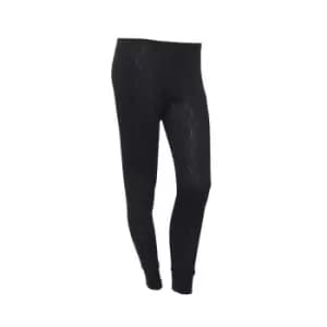 Image of FLOSO Ladies/Womens Thermal Underwear Long Jane (Viscose Premium Range) (Hip Fit: 30-32inch (8-10)) (Black)
