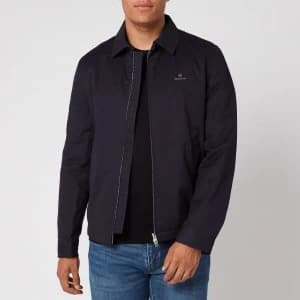 Image of Gant Mens Windcheater Jacket - Evening Blue - S