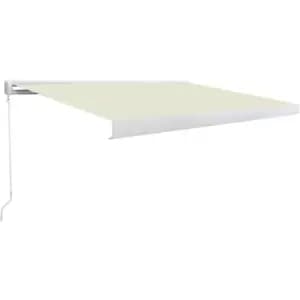 Image of Vidaxl - Manual Cassette Awning 300x250cm Cream Cream