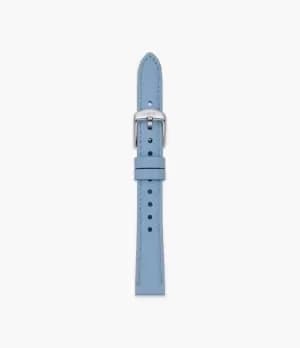 Image of Fossil Women 14mm Blue Leather Strap