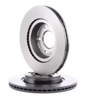 Image of PAIR PAINTED BREMBO BRAKE DISCS 09.7196.11