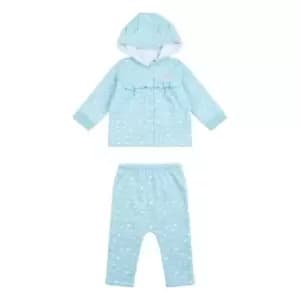 Image of Elle Frill Sweat Set Bb99 - Blue