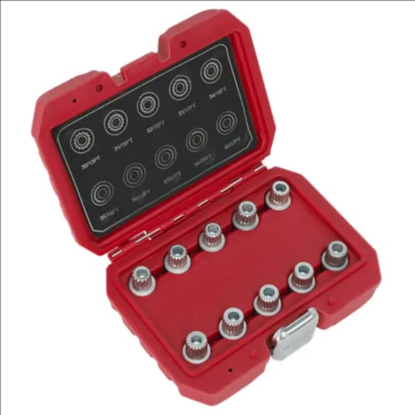 Image of Sealey Locking Wheel Nut Key Set 10pc - BMW & Mini
