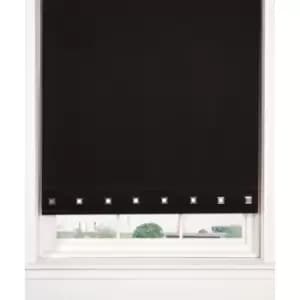 Image of Square Eyelet Roller Blind Black 1.2 x 1.6 M