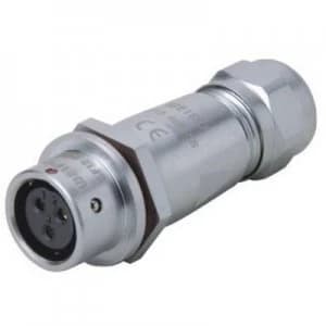 Image of Weipu SF1211S5 II Bullet connector Connector straight Series connectors SF12 Total number of pins 5