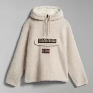 Image of Napapijri Burgee Fleece Half-Zip Hoodie - L