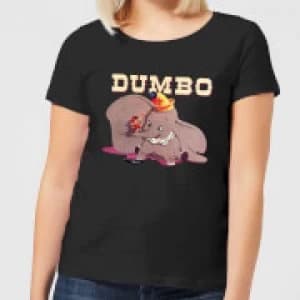 Image of Dumbo Timothy's Trombone Womens T-Shirt - Black