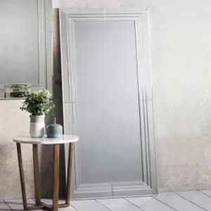 Image of Gallery Knapton Leaner Mirror, Silver