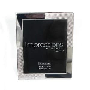 Image of 6" x 8" Impressions Silver Plated Frame with Spotted Corner