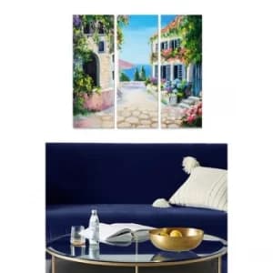 Image of MDF207683749 Multicolor Decorative MDF Painting (3 Pieces)