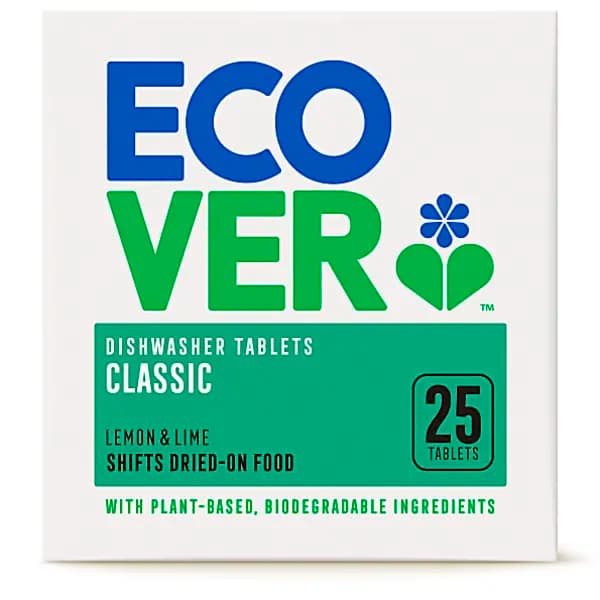 Image of Ecover Classic Dishwasher Tablets Lemon & Lime 25x pcs