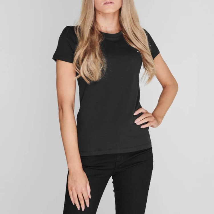 Image of Tommy Hilfiger Heritage Crew Neck T Shirt - Black 6