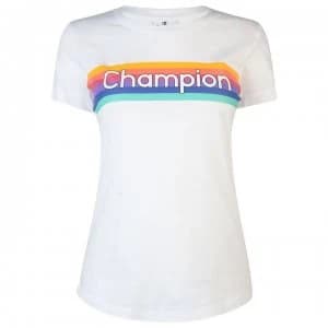 Image of Champion Chest Tee - White