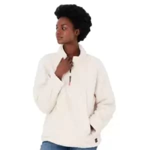 Image of Joules Womens Delaney Funnel Neck Half Zip Fleece Jacket UK 16- Bust 42', (106cm)
